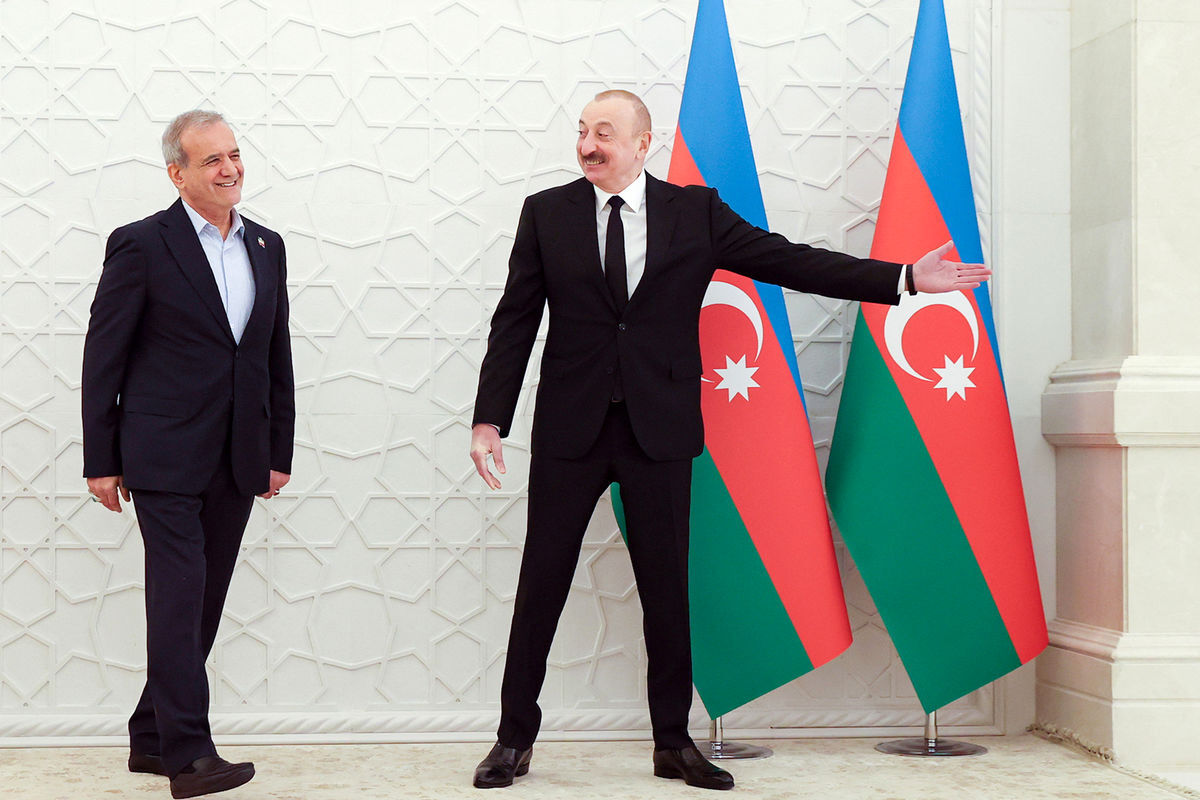 پزشکیان+علی‌اف