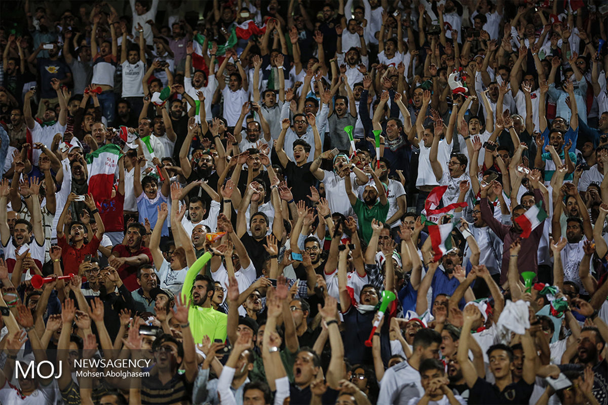 دیدار تیم های ملی فوتبال ایران و ازبکستان