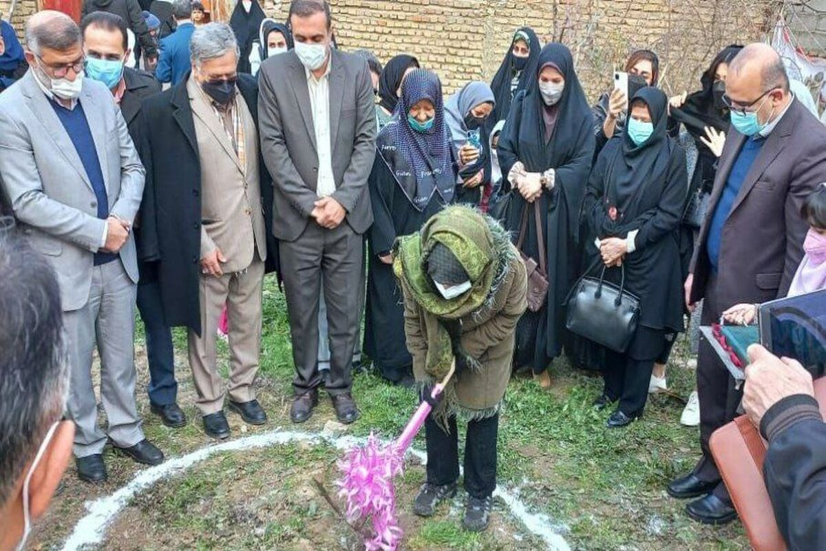 کلنگ احداث دبستان 12 کلاسه پل‌گردن ساری