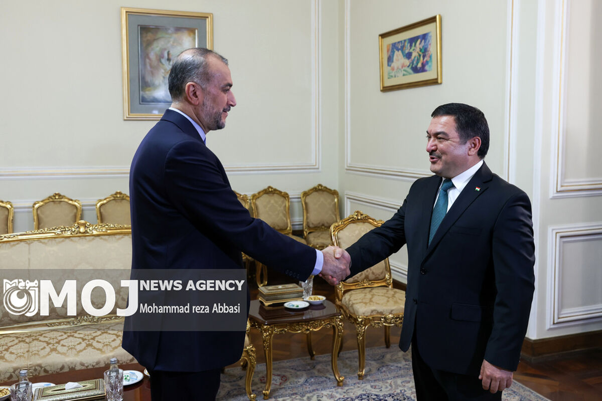 دیدار معاون وزیر امور خارجه تاجیکستان با وزیر امور خارجه ایران