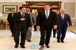 الاعرجی و نیچروان بارزانی در اربیل