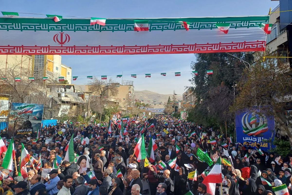 راهپیمایی ۲۲ بهمن+شیراز 