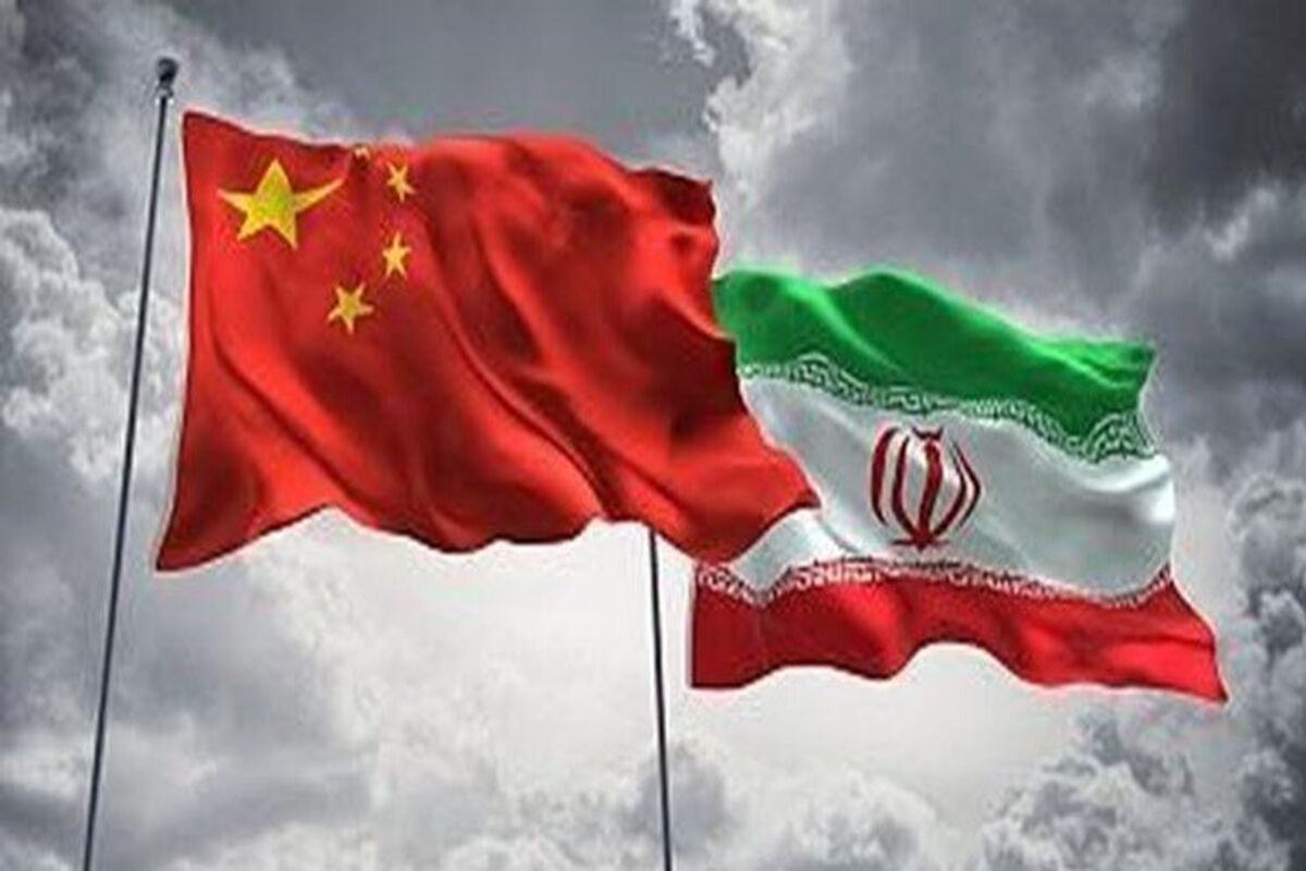 پرچم چین و ایران