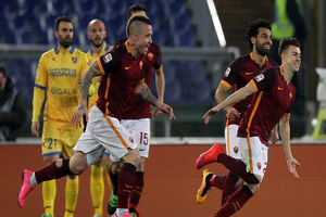 آ اس رم پیروزی مقابل کالیاری را از دست داد