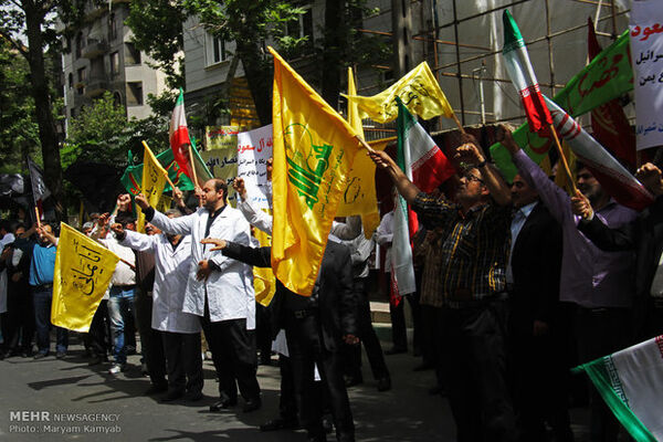 سپیدپوشان در سوگ شهادت رهبر معظم انقلاب اسلامی تجمع کردند