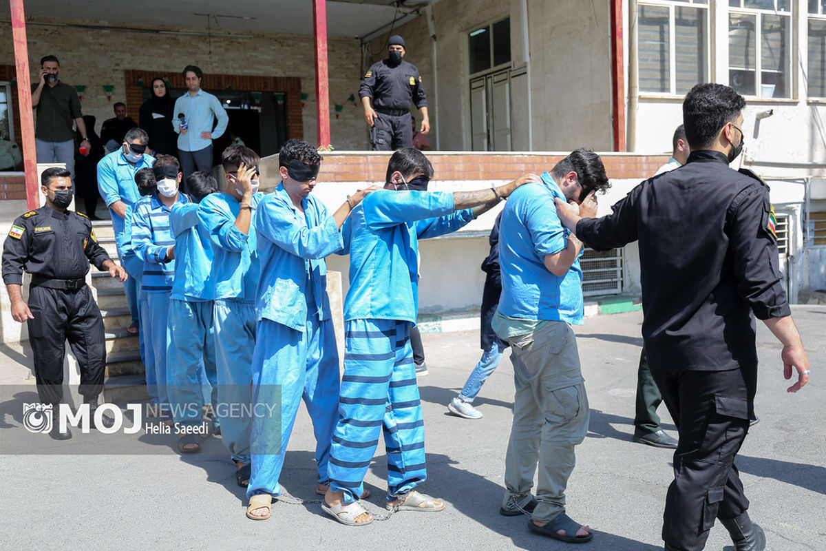 دستگیری اراذل و اوباش شرق تهران