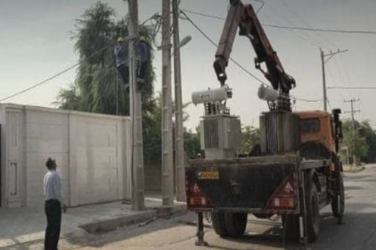 پست های هوایی در ناحیه برق پارسیان