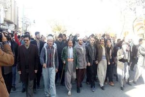 تظاهرات مردم کردستان در اعتراض به سخنان اخیر ترامپ