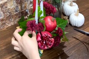 شب یلدا با این شمع آرایی همه را شگفت زده کن / ایده عالی برای شمع آرایی شب یلدا + ویدئو