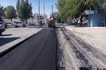 اجرای آسفالت و زیر سازی ۲۴۵ هزار متر مربع از معابر شهر میناب