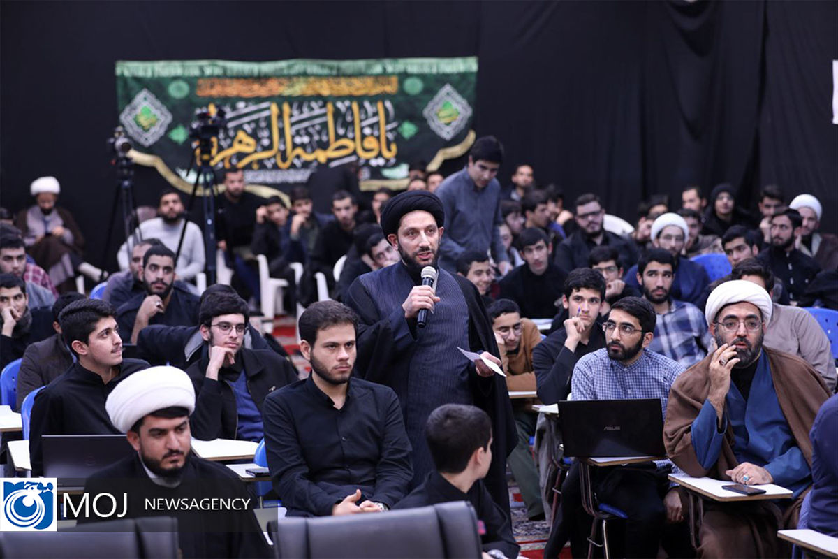 جلسه پرسش و پاسخ سخنگوی دولت با طلاب حوزه علمیه مروی تهران 
