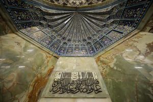 عملیات مرمت ایوان مقصوره مسجد گوهرشاد به پایان رسید 