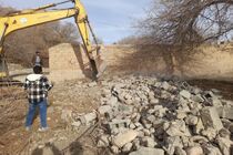 رفع تصرف 6 هزار متر مربع از اراضی بستر رودخانه آبیک علیا در محدوده شهرستان آبیک استان قزوین