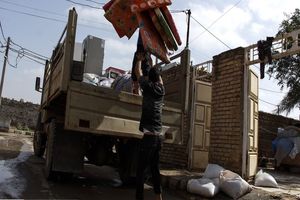 تخلیه منازل واقع در حریم و بستر رودخانه های شهرستان دیواندره