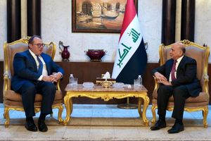  وزیر خارجه عراق و کاردار سفارت آمریکا، درباره مذاکرات هسته‌ای و تحولات سوریه رایرنی کردند