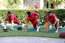  پرسپولیسی ها در امارات تمرینات بدنسازی انجام دادند