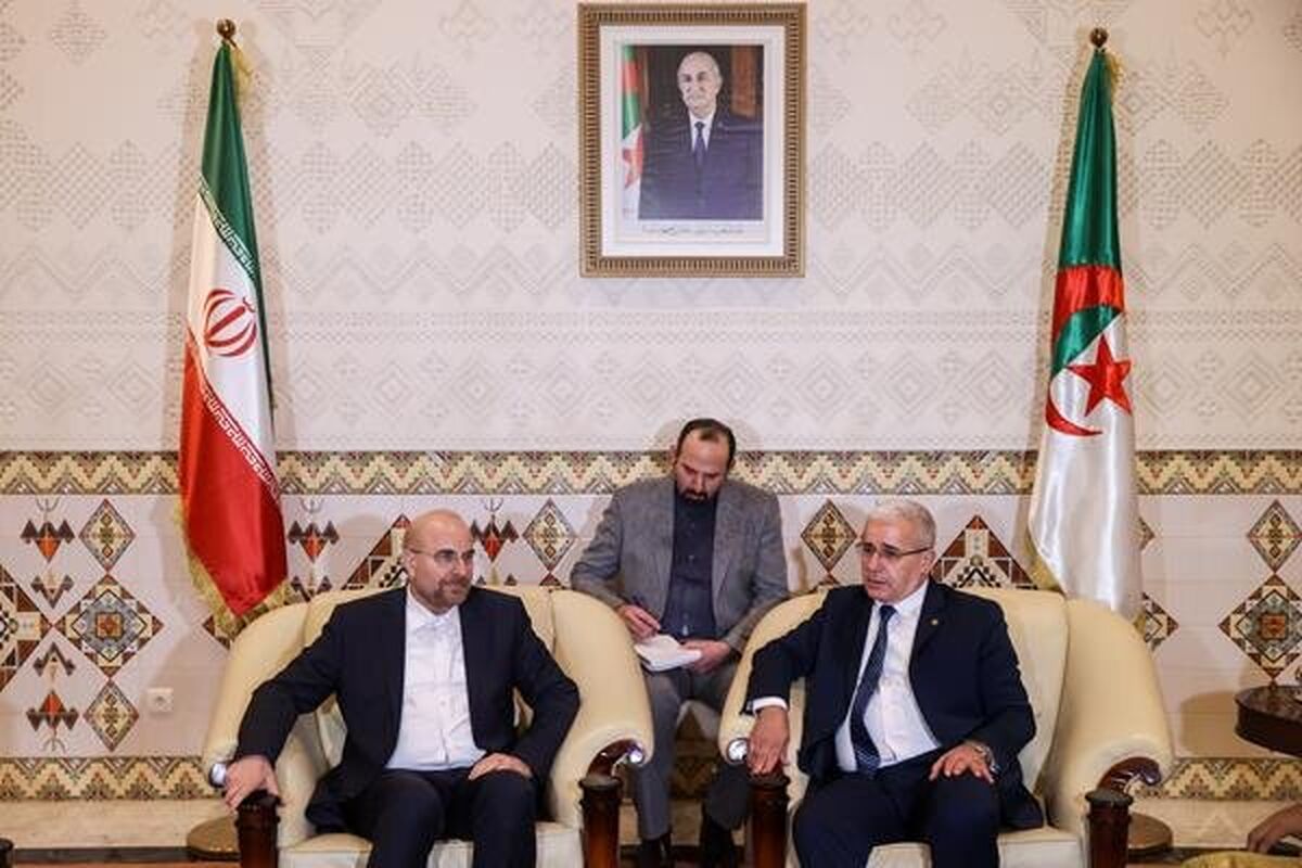 قالیباف در دیدار با رئیس مجلس الجزایر