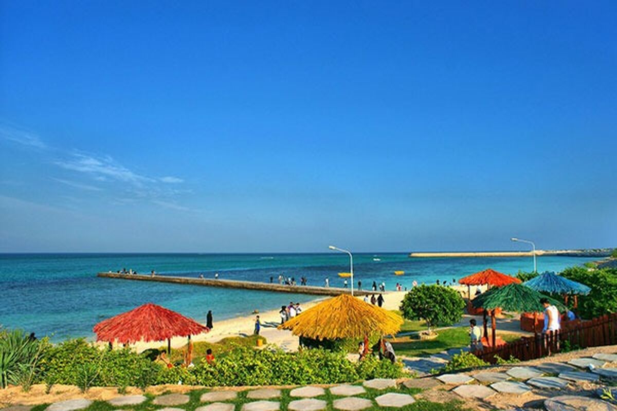ساحل جزیره کیش