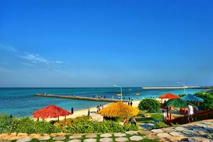 ساحل شرقی جزیره کیش به بهره برداری رسید