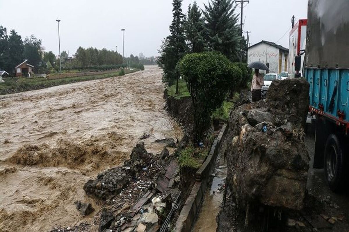 باران شدید در تالش