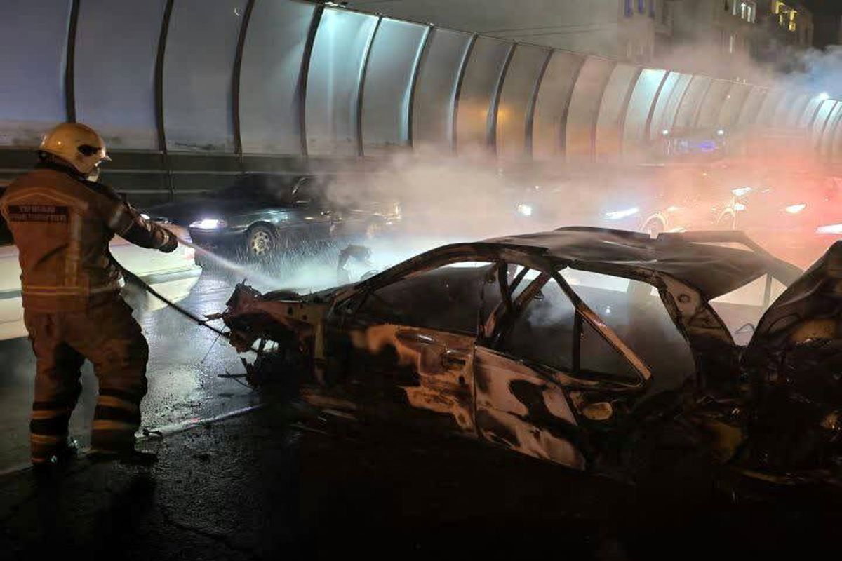 آتش سوزی خودرو