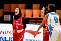 شکست دختران بسکتبال ایران مقابل هند در دقایق پایانی کاپ آسیا