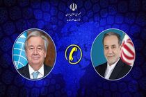 وزیر امور خارجه با دبیرکل سازمان ملل متحد گفتگو کرد