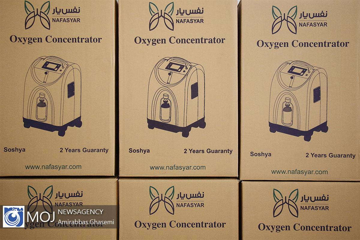 واگذاری ۴۰۰ دستگاه اکسیژن ساز خانگی اهدایی صلیب سرخ