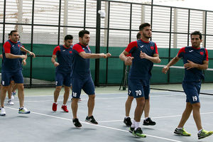 علی کریمی در اردوی پرسپولیس