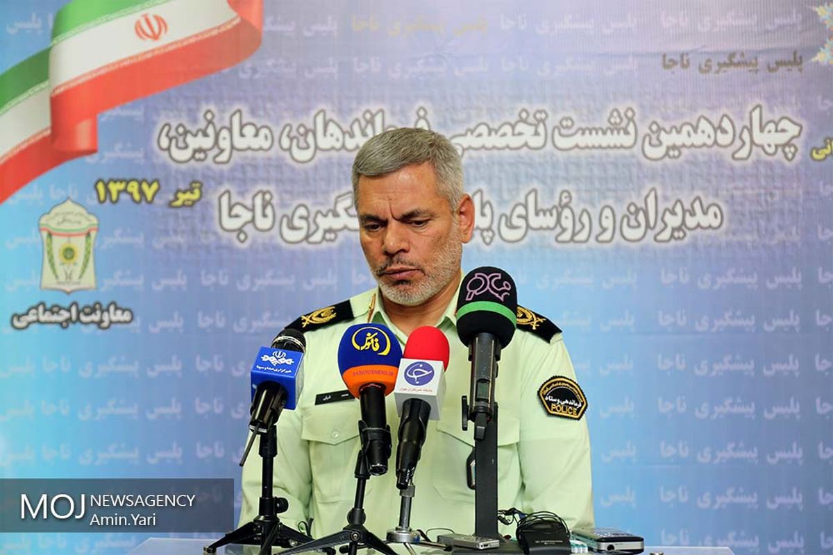 سردار محمد شرفی رییس پلیس پیشگیری نیروی انتظامی