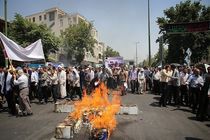 حضور مردم در مسیرهای راهپیمایی روز قدس پیش از آغاز رسمی مراسم