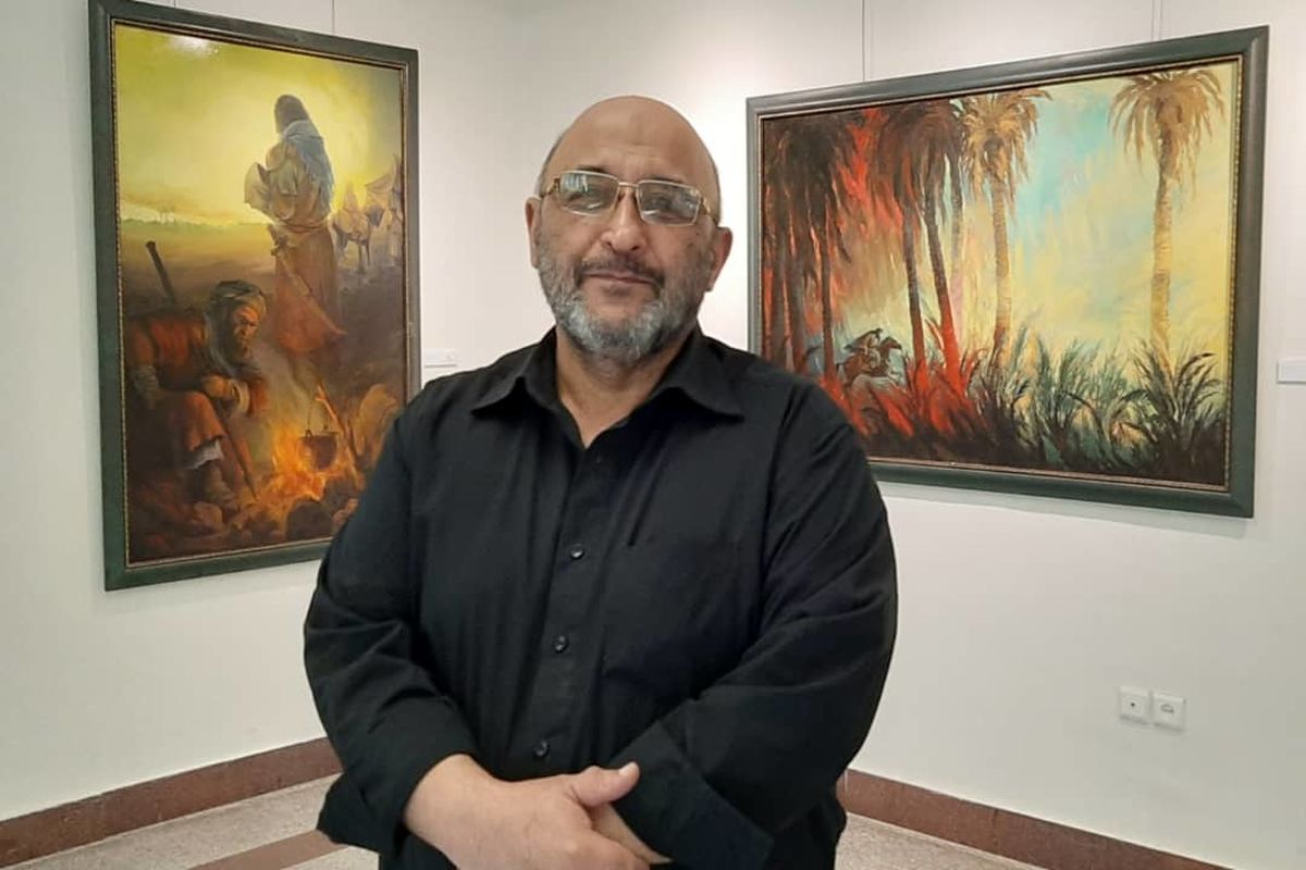  عبدالحمید قدیریان در نمایشگاه هم‌پای نور