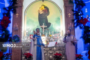 مراسم آغاز سال نو میلادی در کلیسای مریم مقدس
