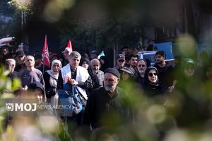 راهپیمایی «جاماندگان اربعین» در مشهد مقدس برگزار شد