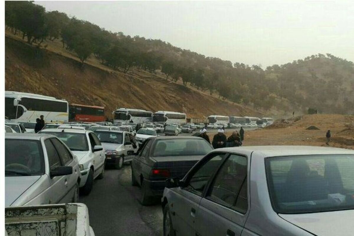 ترافیک در محور ایلام-مهران 1