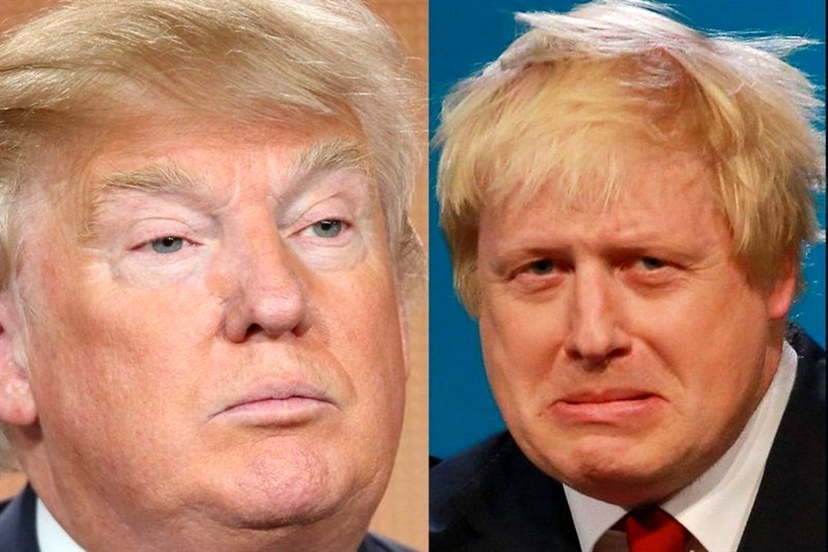 ترامپ و بوریس جانسون