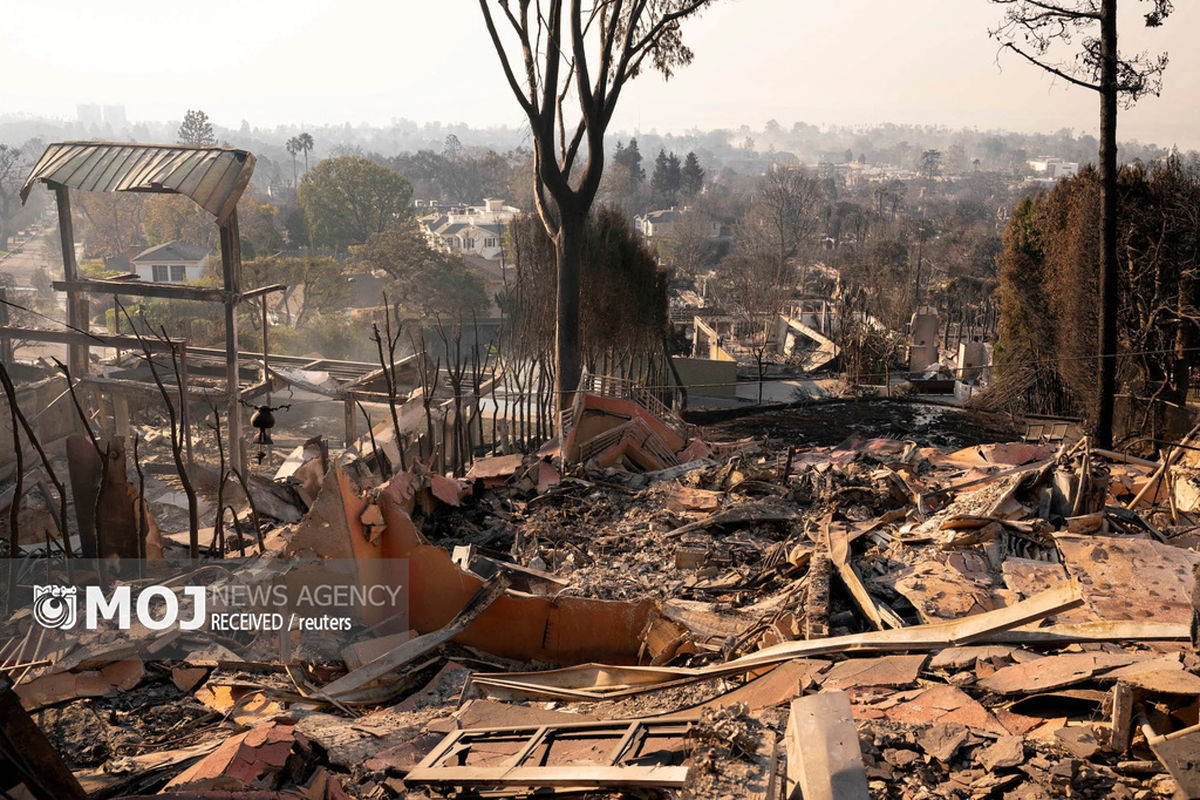 تصاویر ترسناک آتش سوزی لس آنجلس