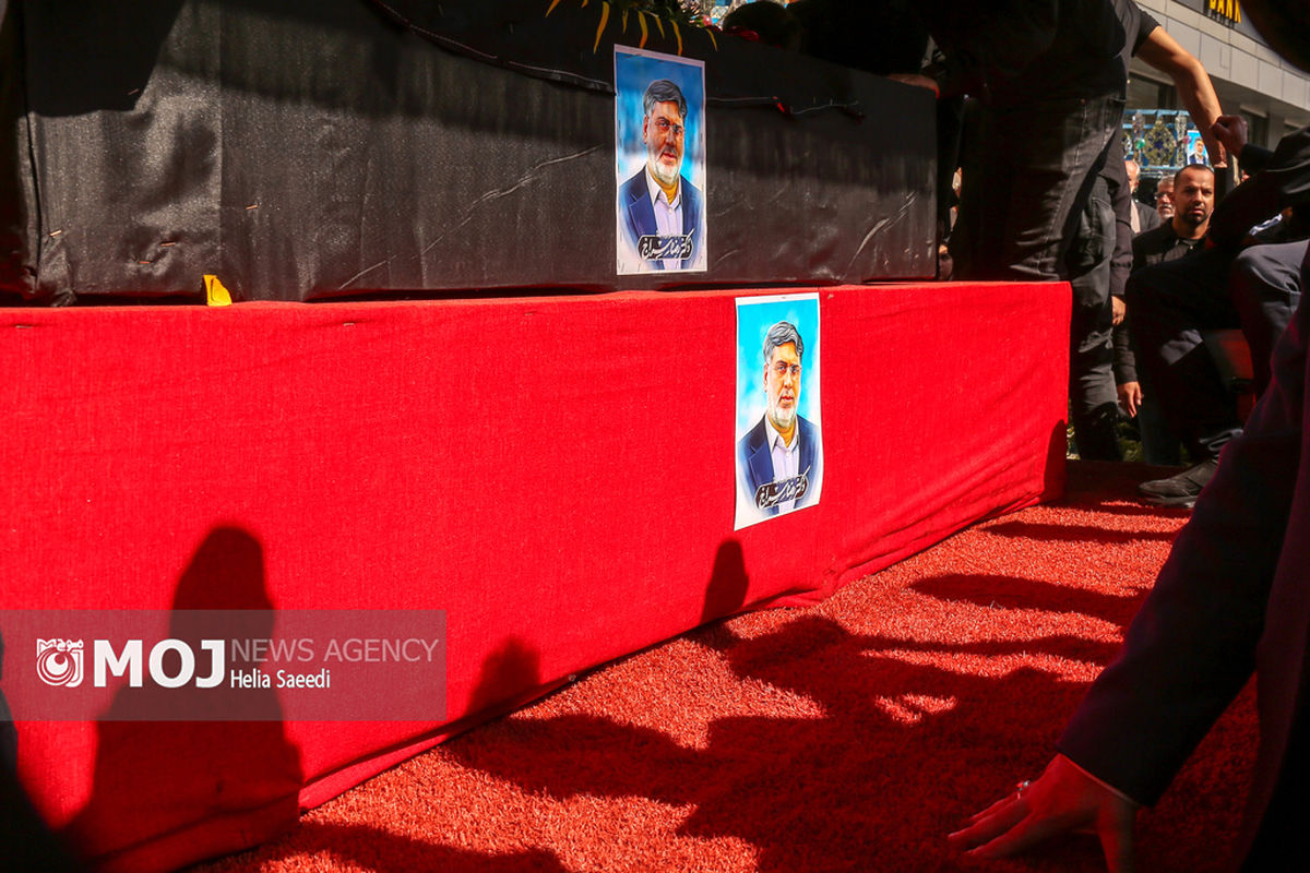 تشییع پیکر «سردار رضا سراج» سخنگو و معاون ارتباطات دبیرخانه شورای عالی امنیت ملی