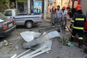 وقوع انفجار مقابل سالن ورزشی پیامبر اعظم در آمل