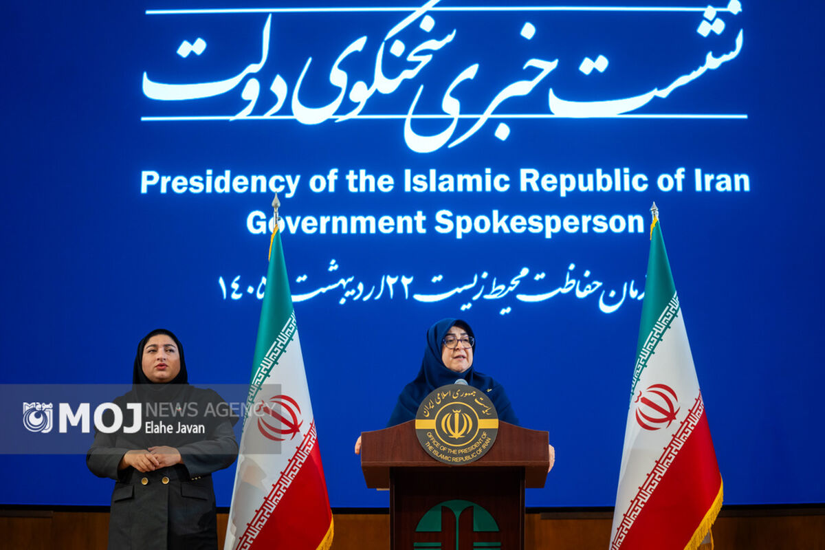 نشست خبری سخنگوی دولت