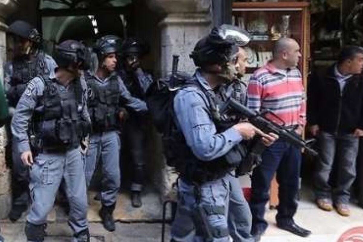 دستگیری فلسطینیان در کرانه باختری توسط رژیم صهیونیستی