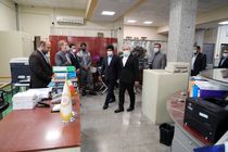 بازدید سرزده مدیرعامل بانک ملی ایران از شعبه مستقل فردوسی