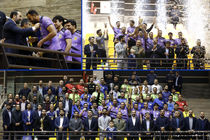 اختتامیه مسابقات ورزشی بیمه کوثر به مناسبت ایام الله دهه فجر انقلاب اسلامی و تجلیل از قهرمانان و برندگان
