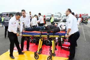 برگزاری مانور دو سالانه  طرح اضطراری فرودگاه رشت