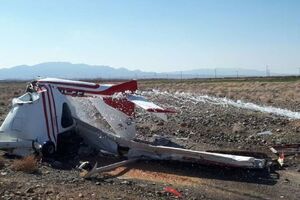سقوط هواپیمای فوق سبک اطراف سد درودزن
