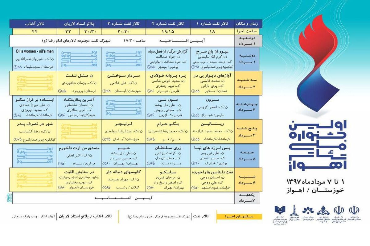 نخستین جشنواره ملی تئاتر اهواز