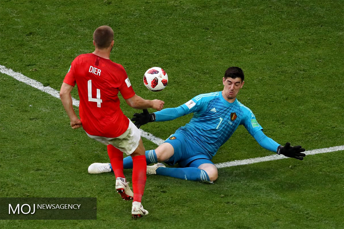 جام جهانی فوتبال - دیدار تیم های انگلیس و بلژیک