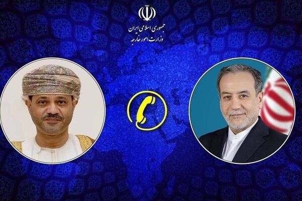 وزرای امور خارجه جمهوری اسلامی ایران و سلطنت عمان با یکدیگر گفتگو کردند