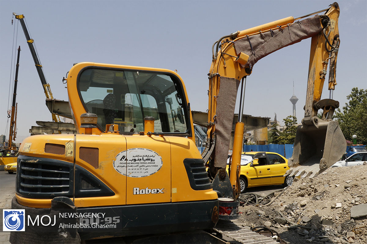 جمع آوری پل موقت گیشا پس از ۴۶ سال