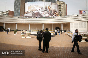 برگزاری مراسم تبادل کتاب در ایوان انتظار میدان ولیعصر